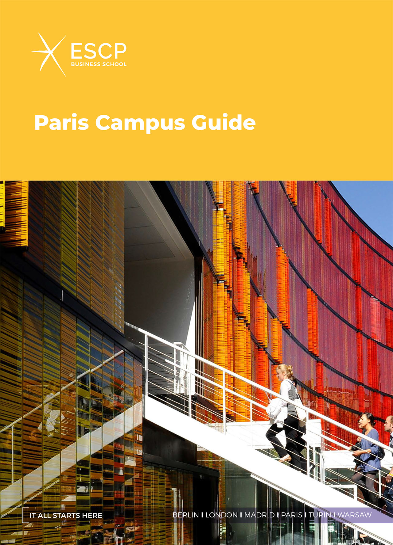 Cliquez la brochure Paris Campus Guide
