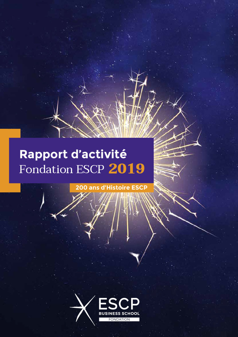 Cover ESCP Foundation, annual report 2019