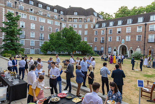 Photo: ESCP Alumni enjoying reconnecting at the Summer Soirée 2025
