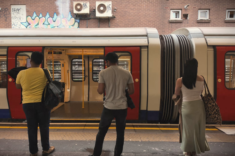 Picture: Students from Team 1 in the process of acting out their idea concept