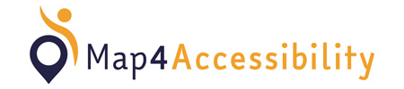 Logo of Map4Accessibility project, Campus Berlin, ESCP