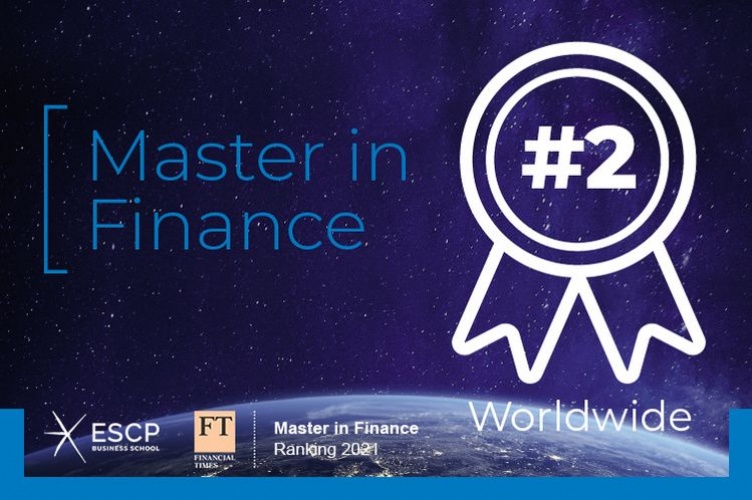 Le MS finance de ESCP Business School Classé #2 Mondial par le Financial Times (2021) Le MS finance de ESCP Business School Classé #2 Mondial par le Financial Times (2021)