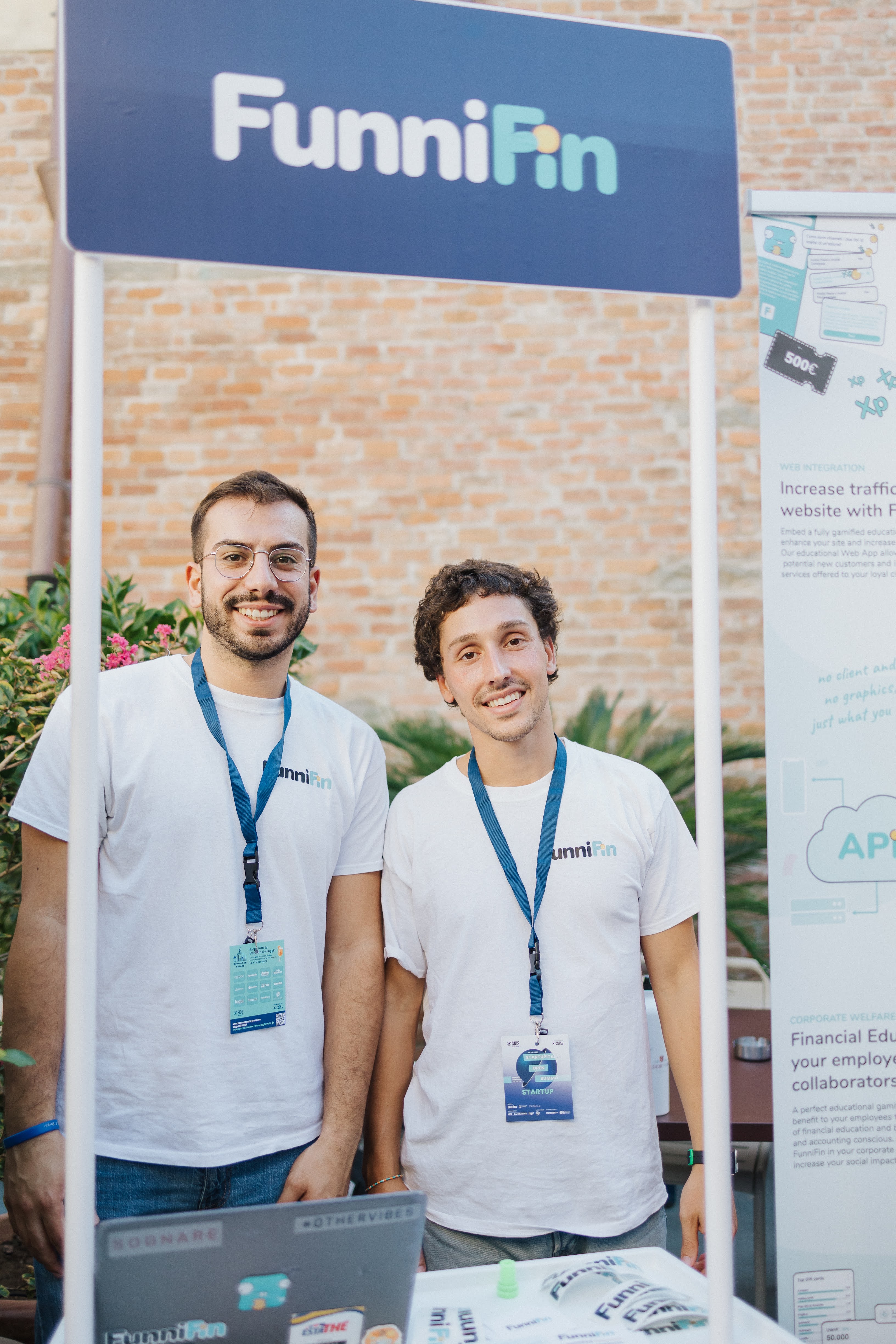 Leonardo Capotosto and Lapo Nidiaci - FunniFin co-founders and ESCP Alumni