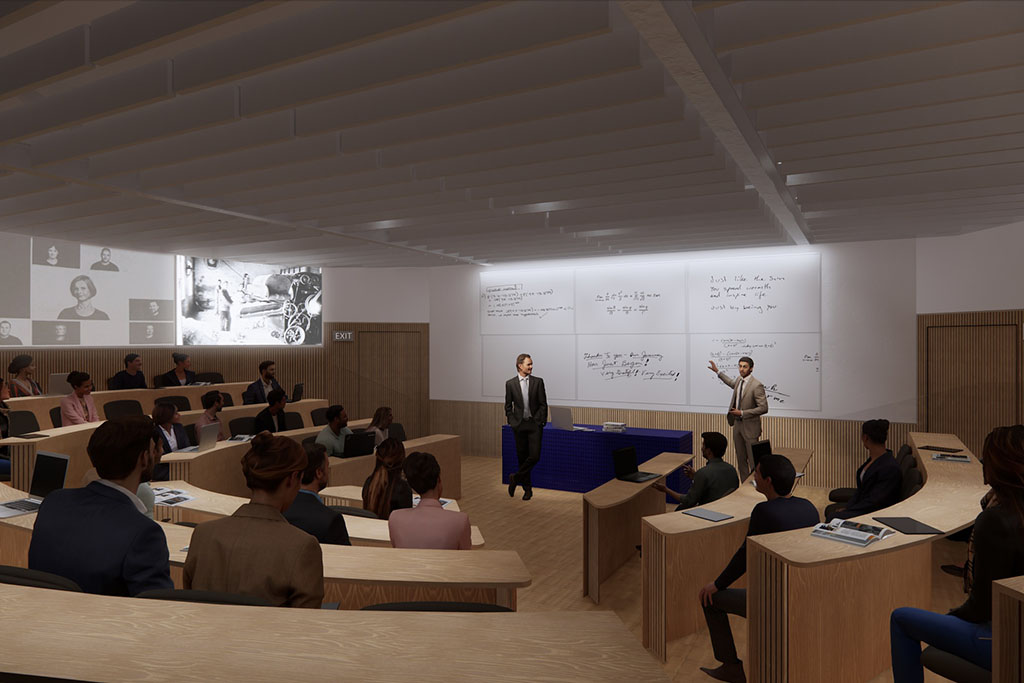 ESCP Turin Campus - Real Estate Project - The Innovative Design of Amphitheatre-style Classrooms