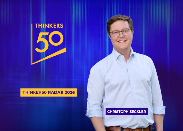 Academic Director Philip Meissner named to Thinkers50 Radar List for 2025 Academic director Christoph Seckler named to the thinkers50 radar list for 2026