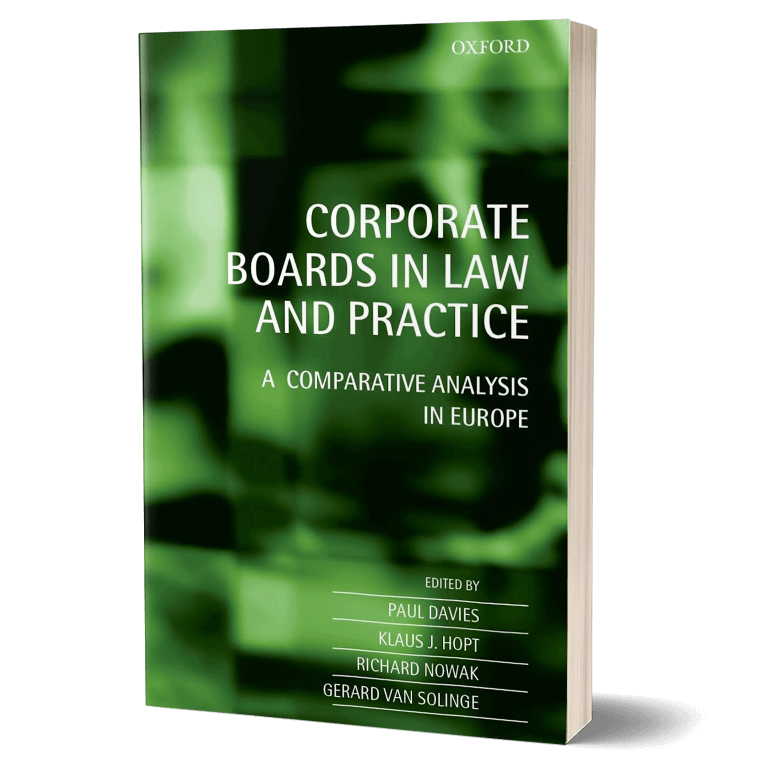 Couverture, Corporate boards in law and Practice par Paul Davies & Gerard Van Solinge