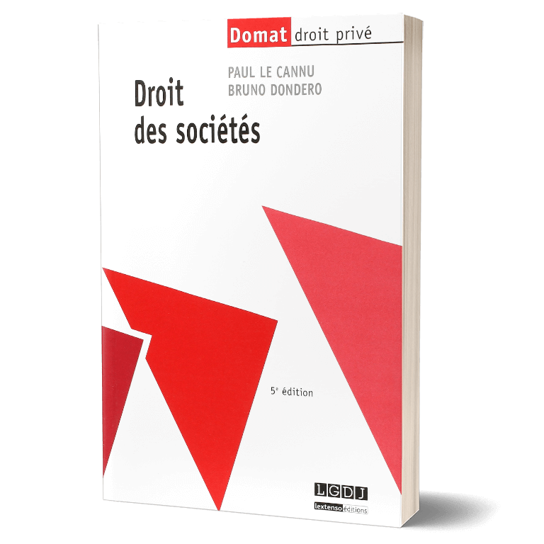 Couverture, Droit des sociétés - par Paul Le Cannu et Bruno Dondero, édition 
