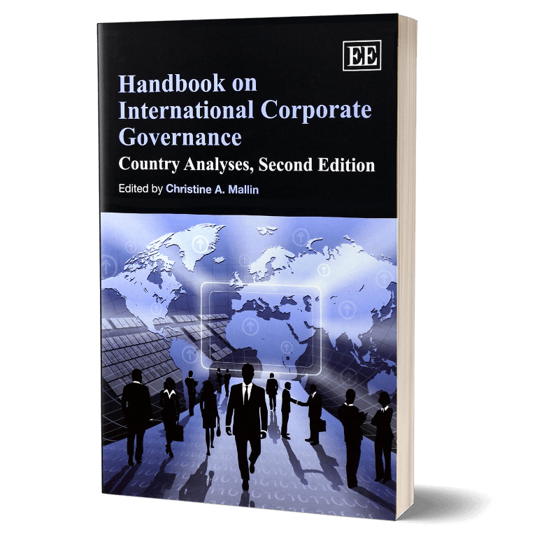 Couverture, Handbook on International Corporate Governance, par Chris A Mallin 