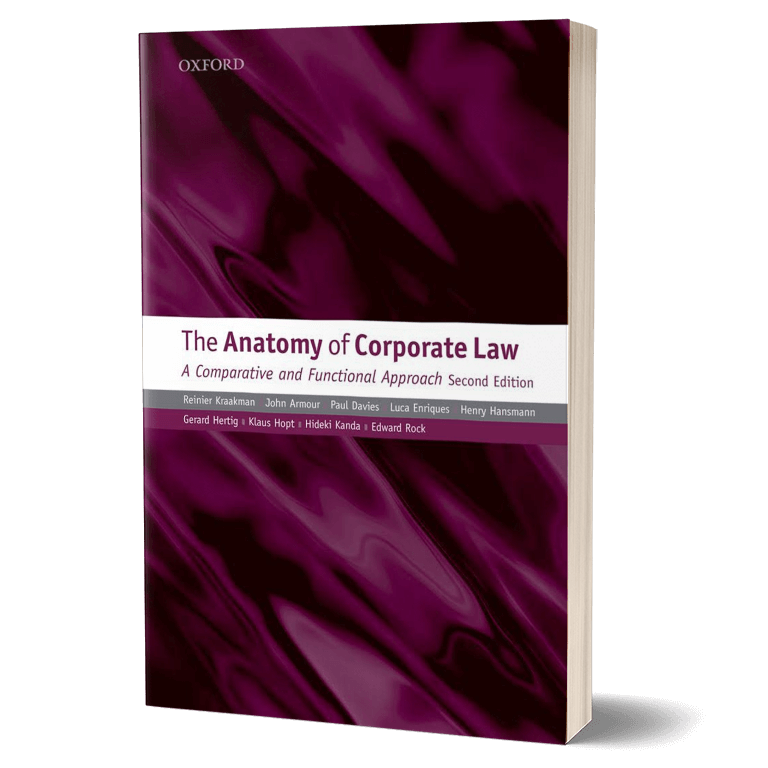 Couverture, The anatomy of Corporate law, par Reinier Kraakmam, édition Oxford