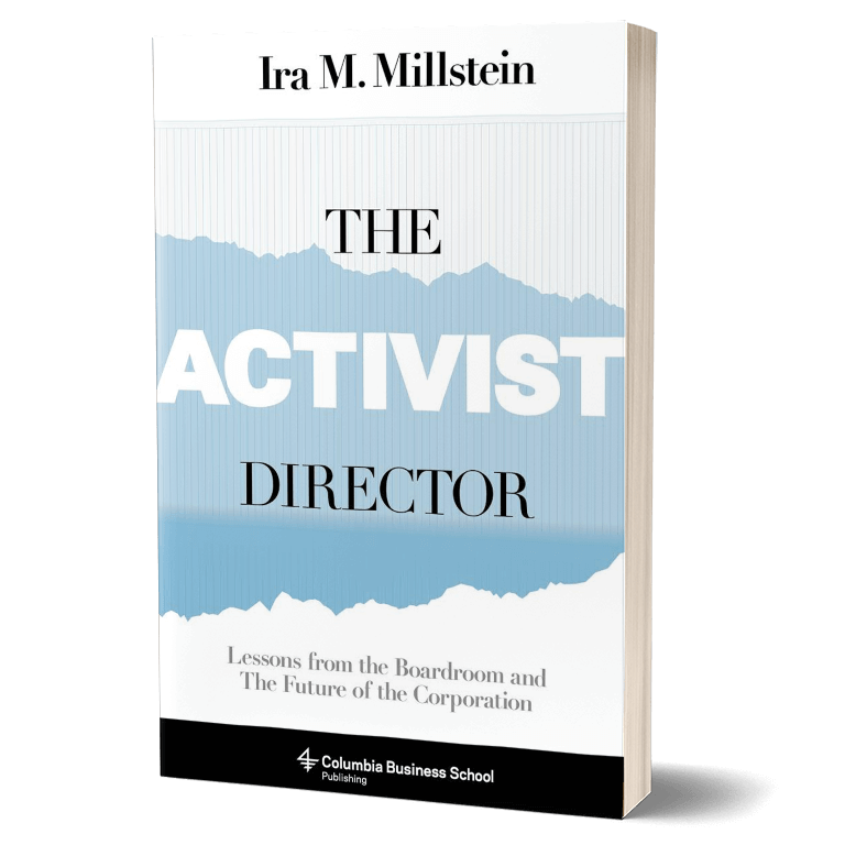 Couverture, The activist director, par Ira Millstein, Columbia Business School