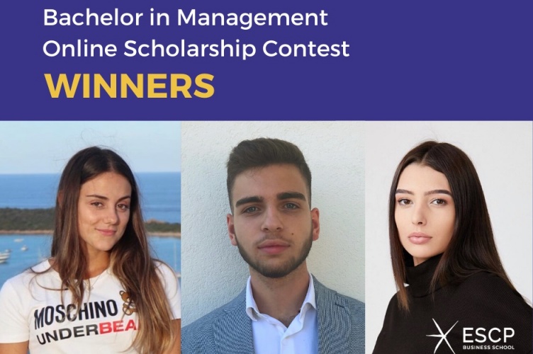 ESCP Bachelor in Management Scholarship Contest winners