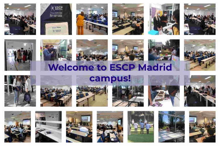 ¡Bienvenido!- Welcome! to the ESCP Madrid campus