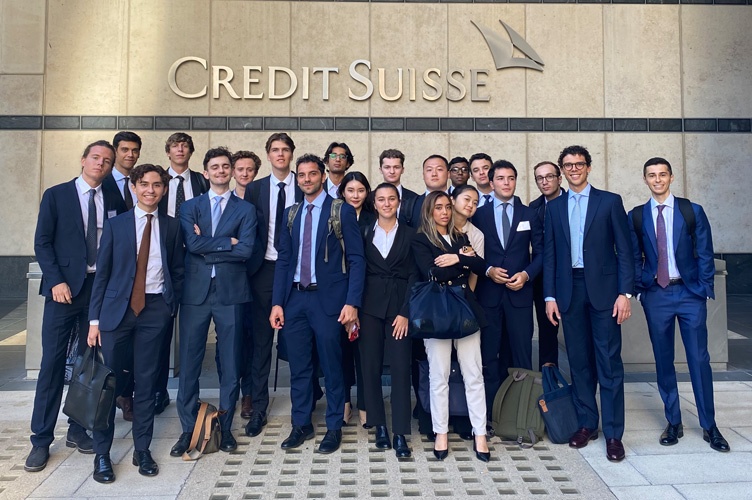 Ninth Edition of the ESCP Finance Society Banking Trek in London and Paris