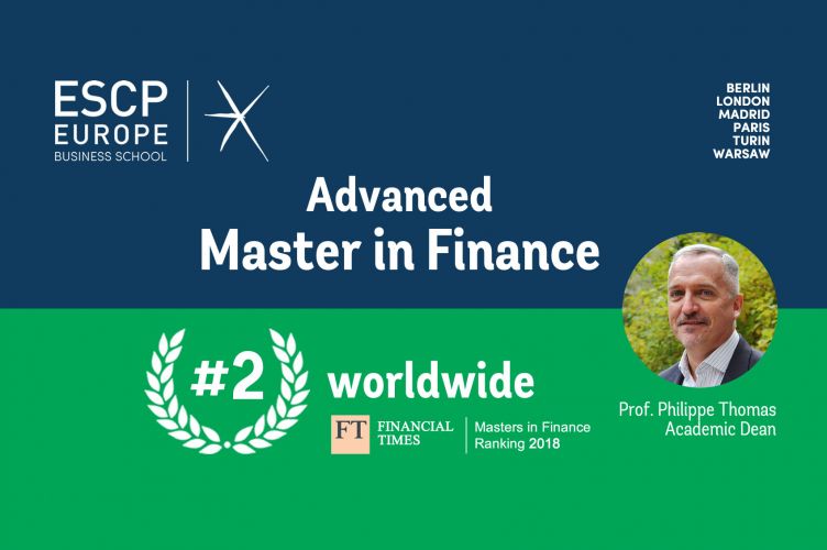 Advanced Master in Finance Financial Times ranking
