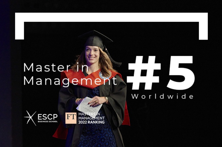 ESCP Business School’s Master in Management ranked fifth worldwide by the Financial Times