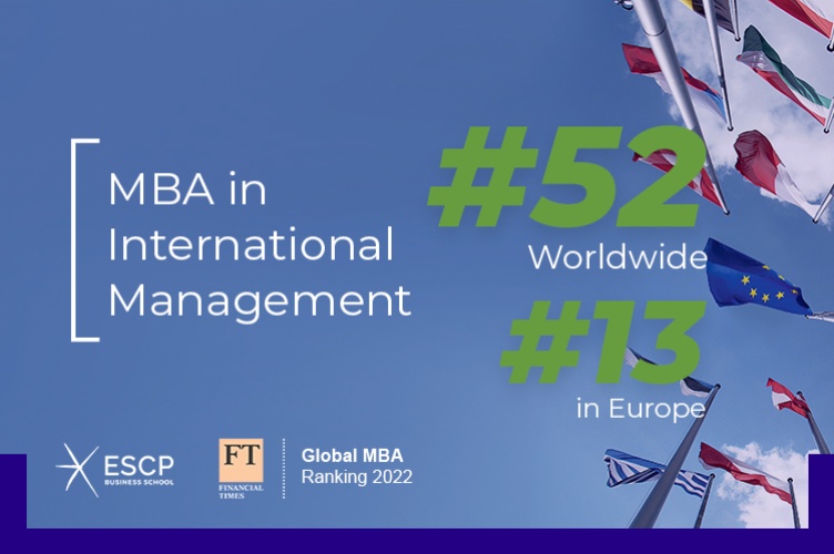 ESCP Business School successfully enters the Financial Times Global MBA Rankings for the first time