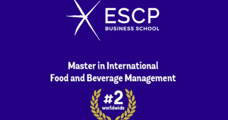 ESCP Master in International Food and Beverage Management has been ranked 2nd worldwide ESCP Master in International Food and Beverage Management has been ranked 2nd worldwide