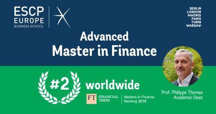 Advanced Master in Finance Financial Times ranking