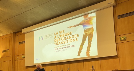 26th of November, two members of GEA Sustainability ESCP society, Mathilde Noels and Victoire de Carné had the honour of participating as representatives of the youth in La Vie À L’Heure des Grandes Transitions 