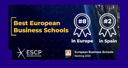 ESCP Business School #2 en España en el ranking de European Business Schools de FT